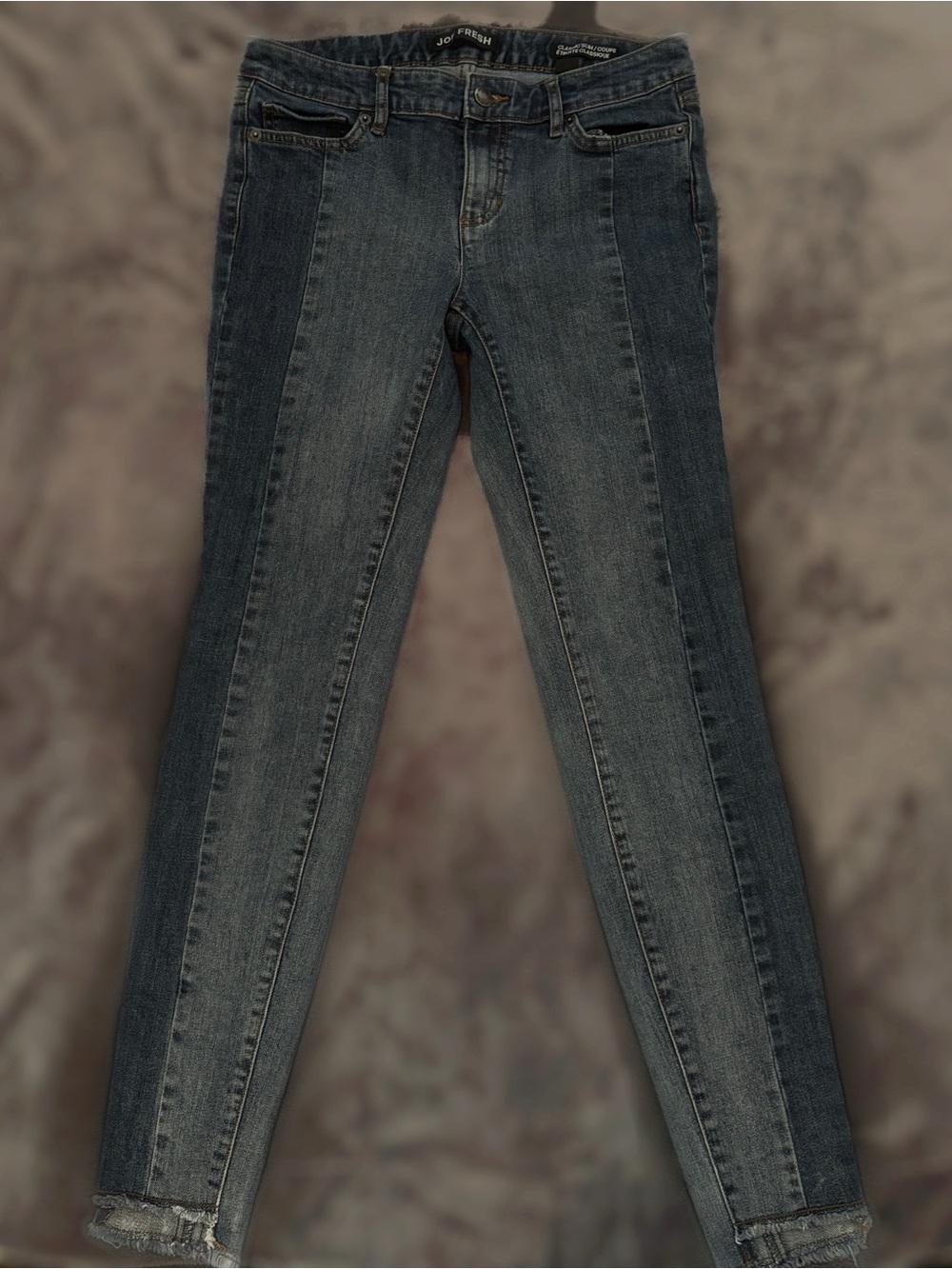 fresh Women's Two-Tone Blue Skinny Jeans